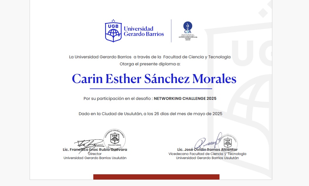 diploma de redes